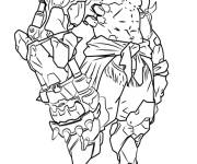 Coloriage Doomfist Hand Cannon overwatch