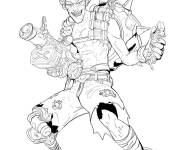 Coloriage Junkrat Frag Launcher overwatch