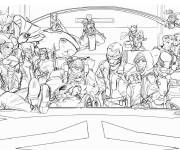 Coloriage L'équipage Overwatch