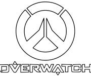 Coloriage Logo de Overwatch