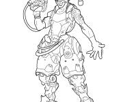 Coloriage Lucio overwatch