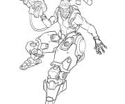 Coloriage Lucio Sonic Amplifier Overwatch