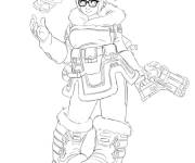 Coloriage Mei Overwatch