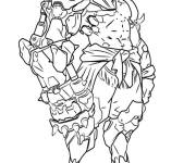 Coloriage Overwatch Doomfist