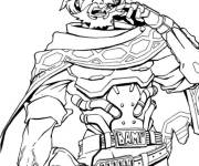 Coloriage Overwatch Mccree f&eacute;roce 