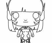 Coloriage Petite soldat de Overwatch pour filles