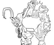 Coloriage Roadhog Overwatch