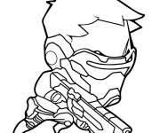 Coloriage Soldat 76 Cute Spray Overwatch