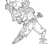 Coloriage Soldat de defense de Overwatch