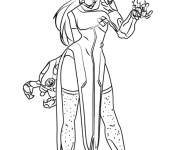 Coloriage Symmetra Photon Projector de Overwatch
