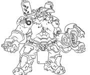 Coloriage Torbjorn de Overwatch