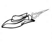 Coloriage Ovnis magique pour transporter les Aliens