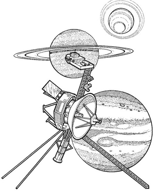 Рисунок первого спутника. Вояджер 1. Вояджер-2 космический аппарат. Вояджер 1 рисунок. Вояджер 1 чертёж.