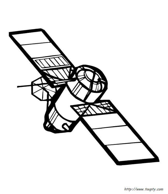 23 Nouveau Coloriage Satellite Et Dessin Photograph