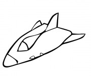 Coloriage Vaisseau spatial de Nasa