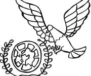 Coloriage Colombe des Nations Unies pour la paix