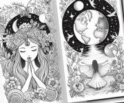 Coloriage Livre de coloriage sur le th&egrave;me de la paix
