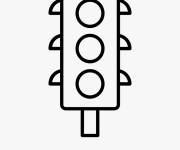 Coloriage et dessins gratuit Feux de signalisation petite section à imprimer
