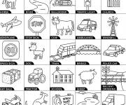 Coloriage Panneaux de signalisation &agrave; impri
