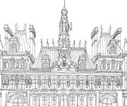 Coloriage Palais parisien
