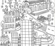 Coloriage Tour Montparnasse