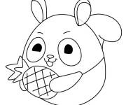 Coloriage et dessins gratuit Bustle l'écureuil de Pikmi Pops à imprimer