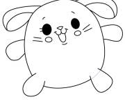 Coloriage Fez le lapin de Pikmi Pops à imprimer