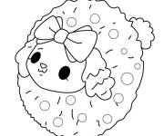 Coloriage Google le caniche de Pikmi Pops
