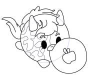 Coloriage Jouet Clomp le poney de Pikmi Pops