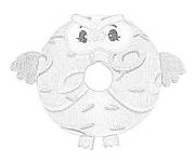 Coloriage Jouet de Pikmi Pops hibbou