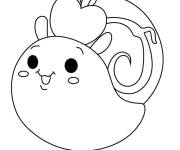 Coloriage Jouet Maki l'Escargot de Pikmi Pops