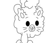 Coloriage Keeki le chat de Pikmi Pops
