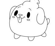 Coloriage Peeks le chiot de Pikmi Pops
