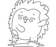 Coloriage Pingle le h&eacute;risson de Pikmi Pops
