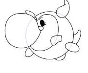 Coloriage Spring le kangourou de Pikmi Pops