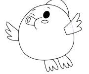 Coloriage Tambo le perroquet de Pikmi Pops