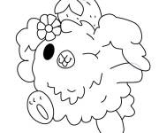 Coloriage Tippy le lapin de Pikmi Pops pour enfant