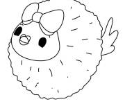 Coloriage Windene le Canari de Pikmi Pops