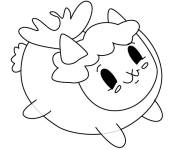 Coloriage Winkin le lama de Pikmi Pops