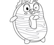 Coloriage Zero le Z&egrave;bre de Pikmi Pops