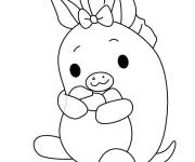 Coloriage Zibble le z&egrave;bre de Pikmi Pops