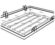 Coloriage Une piscine olympique gratuit