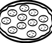 Coloriage Pizza Campagnola