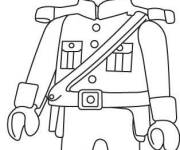 Coloriage et dessins gratuit Agent de police Playmobil à imprimer