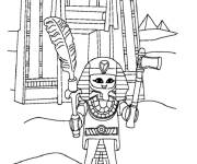 Coloriage Ancient &eacute;gyptien de Playmobil