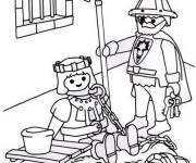 Coloriage Donjon Playmobil