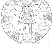 Coloriage F&eacute;e lego Playmobil