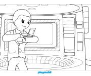 Coloriage L'agent secret en action de Playmobil