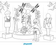 Coloriage La boutique Playmobil