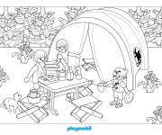 Coloriage Le camping des jouets 
